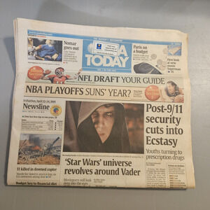 Star Wars USA Today Newspaper April 22 - 24 2005 Revenge of the Sith Edition NEW